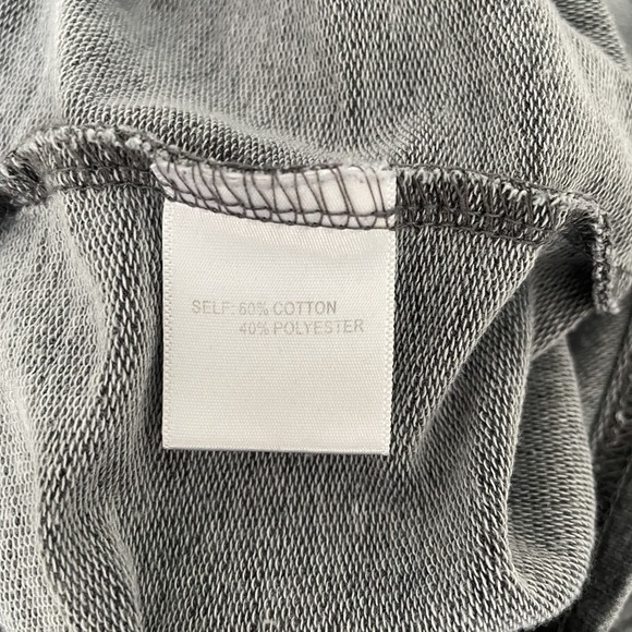 Jane & Delancey Short Sleeve Button Front Knit Shirt Gray 2X Comfy Basic Casual - Picture 7 of 10